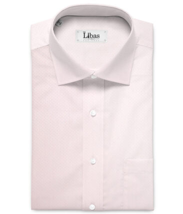 Cotton Fusion  Poly Cotton Structured Shirting Fabric (Pink)