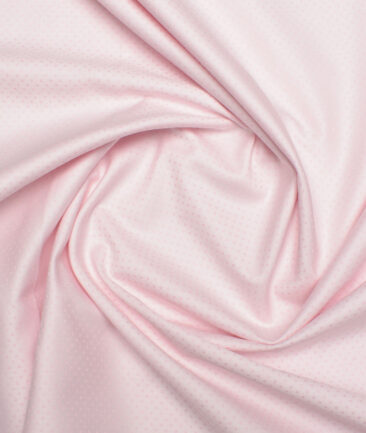 Cotton Fusion  Poly Cotton Structured Shirting Fabric (Pink)