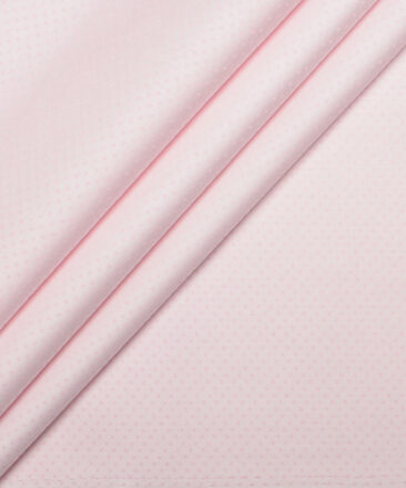 Cotton Fusion  Poly Cotton Structured Shirting Fabric (Pink)