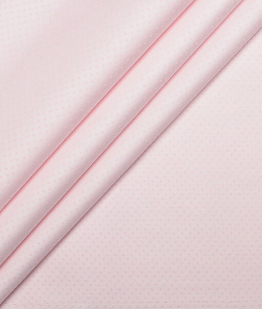 Cotton Fusion  Poly Cotton Structured Shirting Fabric (Pink)