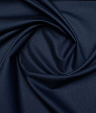 J.Hampstead Super 100's Solids 20% Wool Suiting Fabric (Dark Royal Blue)