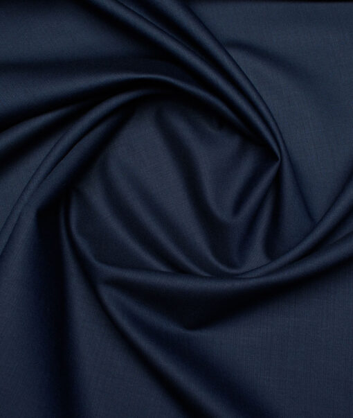 J.Hampstead Super 100's Solids 20% Wool Suiting Fabric (Dark Royal Blue)