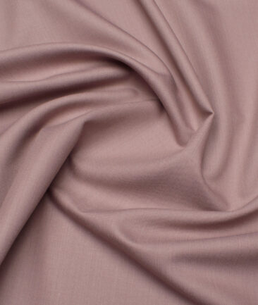 J.Hampstead Super 100's Solids 20% Wool Suiting Fabric (Light Mauve)