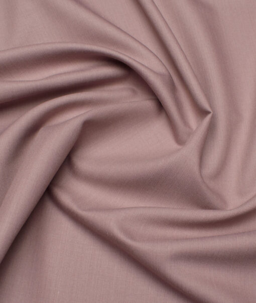 J.Hampstead Super 100's Solids 20% Wool Suiting Fabric (Light Mauve)