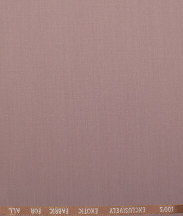 J.Hampstead Super 100's Solids 20% Wool Suiting Fabric (Light Mauve)