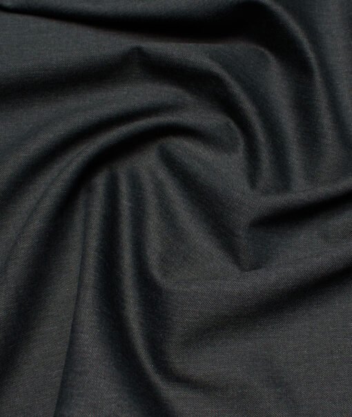 Panero Italy Super 120's Solids 30% Wool Suiting Fabric (Dark Worsted Grey)