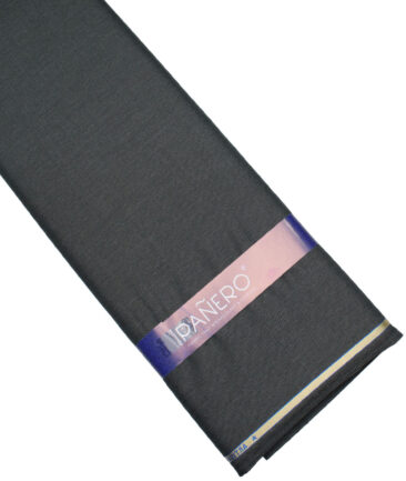 Panero Italy Super 120's Solids 30% Wool Suiting Fabric (Dark Worsted Grey)