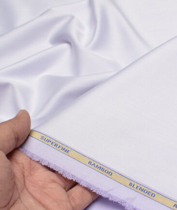 Siyaram's  Bamboo Solids Shirt or Kurta Fabric (Lavender Purple)
