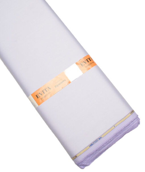 Siyaram's  Bamboo Solids Shirt or Kurta Fabric (Lavender Purple)
