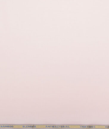 Siyaram's  Bamboo Solids Shirt or Kurta Fabric (Pink)