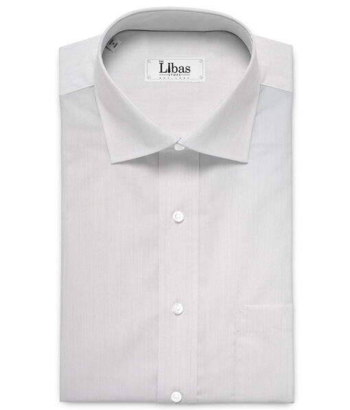 Siyaram's  Bamboo Solids Shirt or Kurta Fabric (Silver Grey)