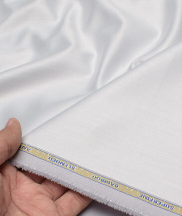 Siyaram's  Bamboo Solids Shirt or Kurta Fabric (Silver Grey)