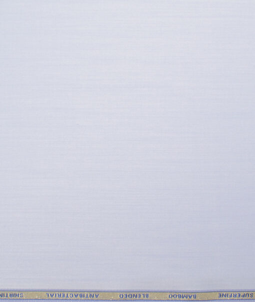 Siyaram's  Bamboo Solids Shirt or Kurta Fabric (Tropical Blue)