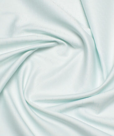 Siyaram's  Bamboo Self Design Shirting Fabric (Mint Green)