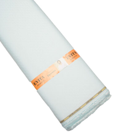 Siyaram's  Bamboo Self Design Shirting Fabric (Mint Green)