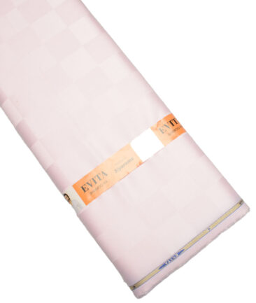 Siyaram's  Bamboo Checks Shirting Fabric (Pink)