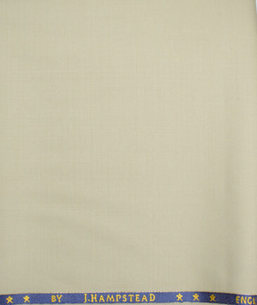 J.Hampstead  60% Merino Wool Super 140's Solids  Unstitched  Trouser Fabric (Light Pistachios Green)