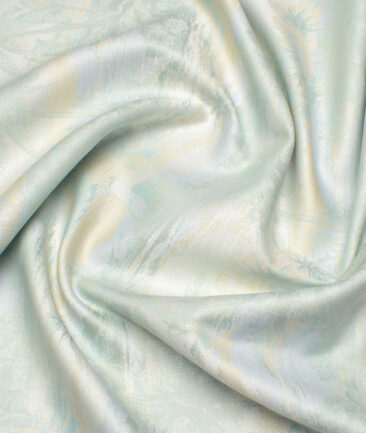 Tessitura Monti 2 Ply 70's Giza Cotton Self Design Shirting Fabric (Olive Green)
