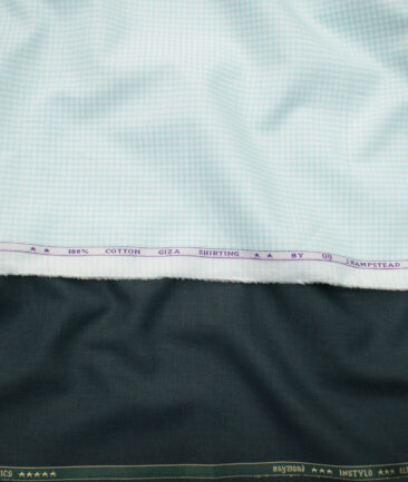 Combo of Raymond Poly Viscose Pant & J.Hampstead Giza Cotton Shirt Fabric