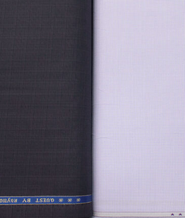 Combo of Raymond Poly Viscose Pant & J.Hampstead Giza Cotton Shirt Fabric - Image 2