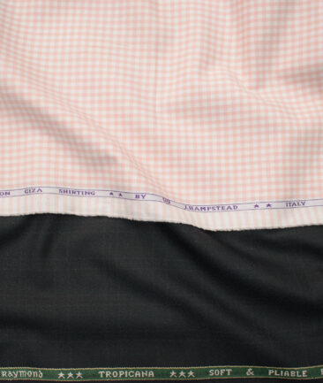 Combo of Raymond Poly Viscose Pant & J.Hampstead Giza Cotton Shirt Fabric