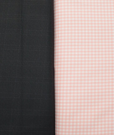 Combo of Raymond Poly Viscose Pant & J.Hampstead Giza Cotton Shirt Fabric - Image 2