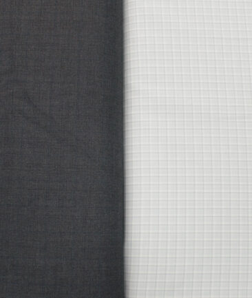 Combo of Raymond Poly Viscose Pant & J.Hampstead Giza Cotton Shirt Fabric - Image 2