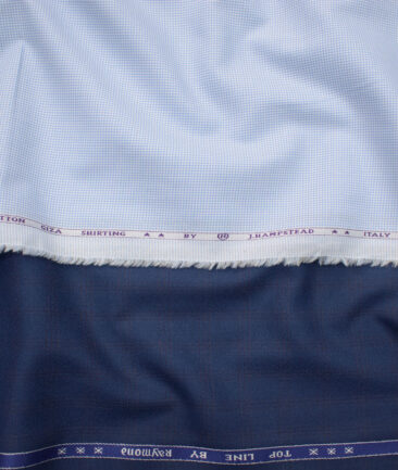 Combo of Raymond Poly Viscose Pant & J.Hampstead Giza Cotton Shirt Fabric