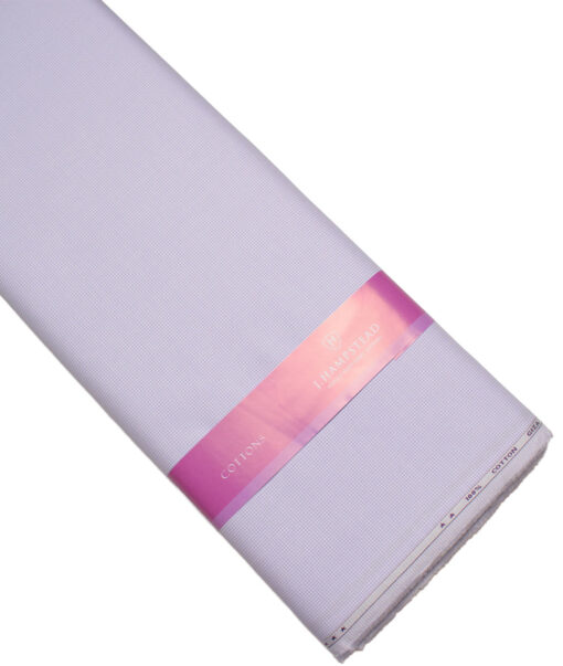 J.Hampstead  Giza Cotton Checks Shirting Fabric (Purple)