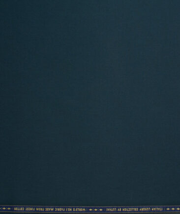 Luthai  Luxury Cotton Solids Shirt or Kurta Pajama Fabric (Firefly Green)