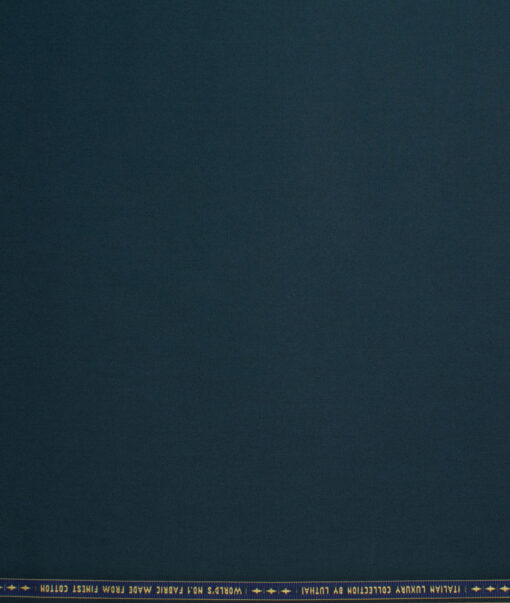 Luthai  Luxury Cotton Solids Shirt or Kurta Pajama Fabric (Firefly Green)