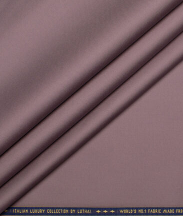 Luthai  Luxury Cotton Solids Shirt or Kurta Pajama Fabric (Turkish Rose)