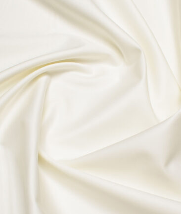 Tessitura Monti 2 Ply 140's Supima Cotton Solids Shirting Fabric (Cream)