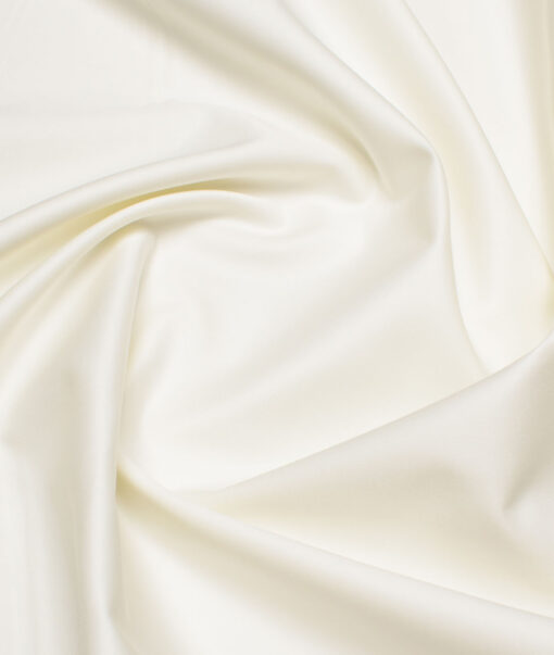 Tessitura Monti 2 Ply 140's Supima Cotton Solids Shirting Fabric (Cream)