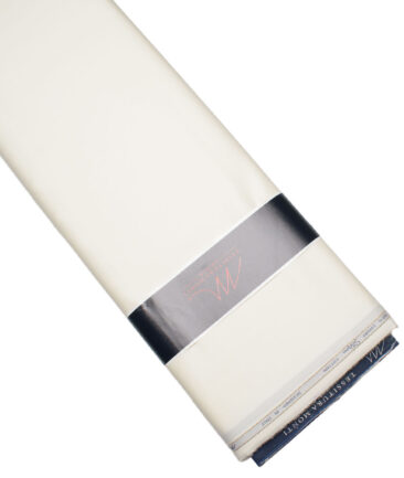 Tessitura Monti 2 Ply 140's Supima Cotton Solids Shirting Fabric (Cream)