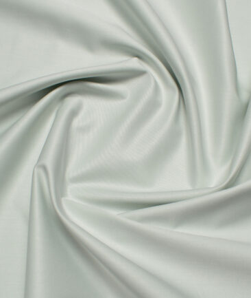 Tessitura Monti 2 Ply 140's Supima Cotton Solids Shirting Fabric (Light Olive Green)