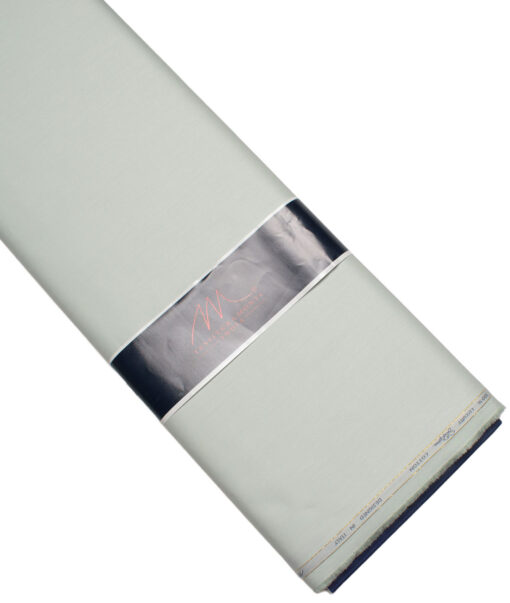 Tessitura Monti 2 Ply 140's Supima Cotton Solids Shirting Fabric (Light Olive Green)