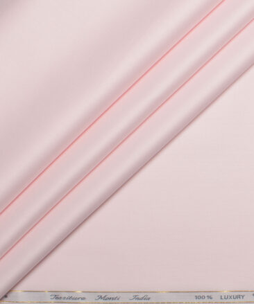 Tessitura Monti 2 Ply 140's Supima Cotton Solids Shirting Fabric (Pink)