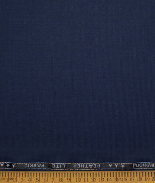 Raymond Terry Rayon Checks  Suiting Fabric (Dark Royal Blue) - Image 4