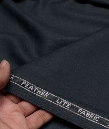 Raymond Terry Rayon Checks  Suiting Fabric (Dark Green) - Image 2