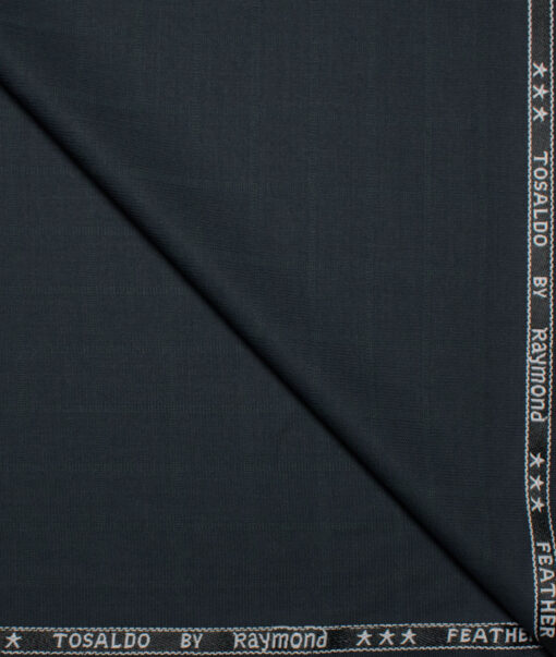 Raymond Terry Rayon Checks  Suiting Fabric (Dark Green) - Image 1