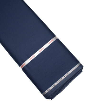 Raymond Terry Rayon Solids  Suiting Fabric (Dark Royal Blue)