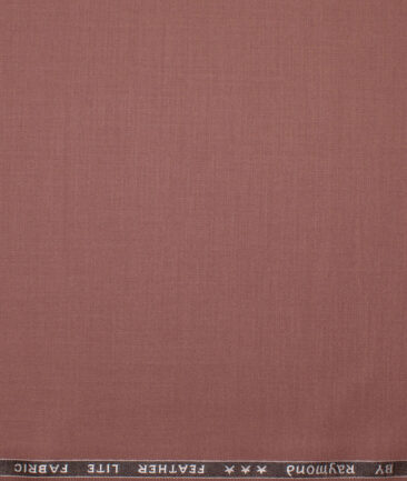 Raymond Terry Rayon Solids  Suiting Fabric (Coral Tree Pink) - Image 4
