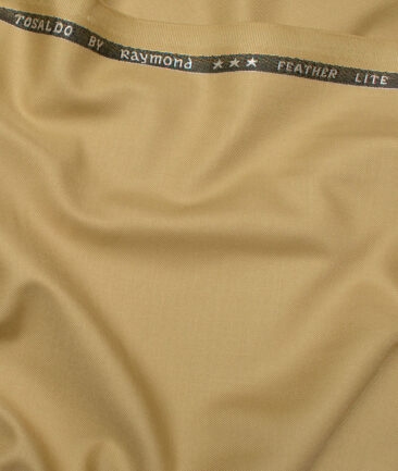 Raymond Terry Rayon Solids  Suiting Fabric (Sand Beige) - Image 2