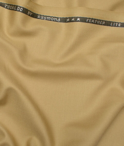 Raymond Terry Rayon Solids  Suiting Fabric (Sand Beige) - Image 2