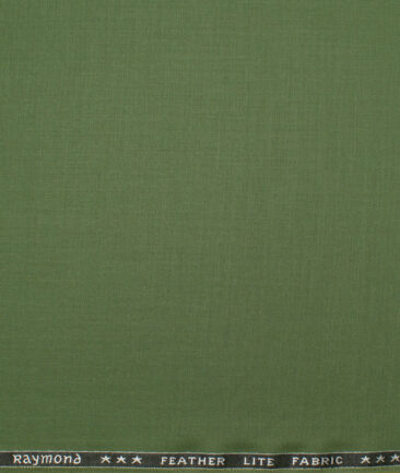 Raymond Terry Rayon Solids  Suiting Fabric (Green) - Image 4