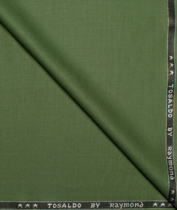 Raymond Terry Rayon Solids  Suiting Fabric (Green)