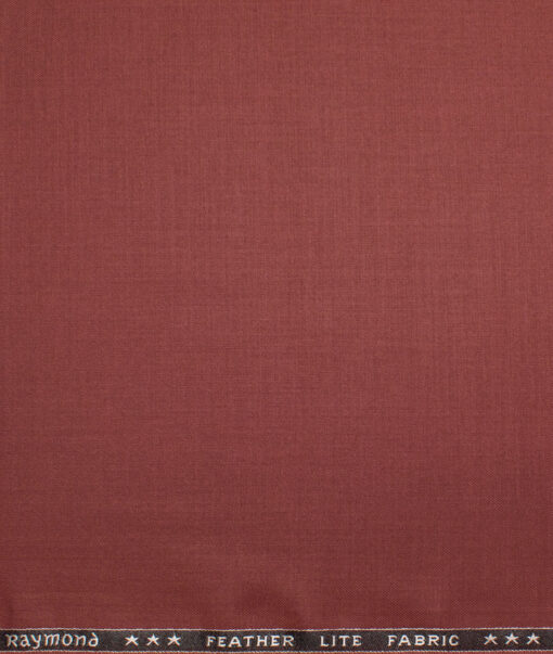 Raymond Terry Rayon Solids  Suiting Fabric (Rust Brown) - Image 4