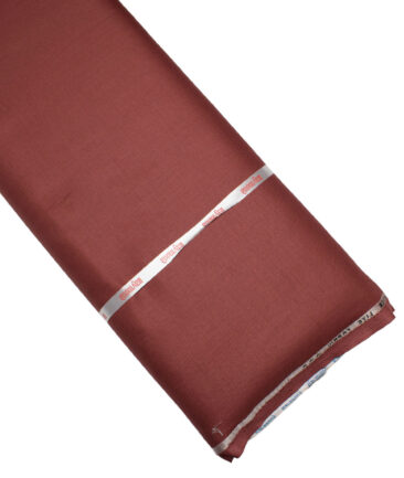 Raymond Terry Rayon Solids  Suiting Fabric (Rust Brown)