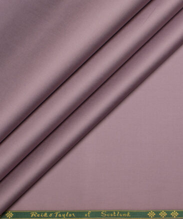 Reid & Taylor  Giza Cotton Solids Shirt or Kurta Pajama Fabric (Onion Purple)
